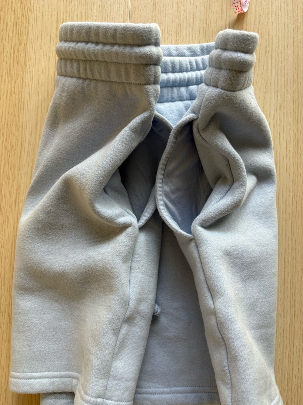 TNA Cozy Fleece Boyfriend Mini Skirt Light Blue Size Large Aritzia Lounge Skirt - Picture 11 of 13